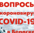 Что не ясно жителям Бердска о коронавирусе? Задавайте вопросы! Мы адресуем их мэру и главврачу Бердска - Курьер.Среда.Бердск