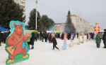 На площади Горького отпраздновали Масленицу