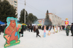 На площади Горького отпраздновали Масленицу