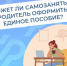 Может ли самозанятый родитель оформить единое пособие? - Администрация г. Бердск