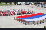В Бердске торжественно отметили День Государственного флага России