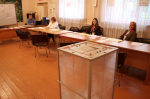 На избирательном участке в Лесхозе первым проголосовал 18-летний бердчанин